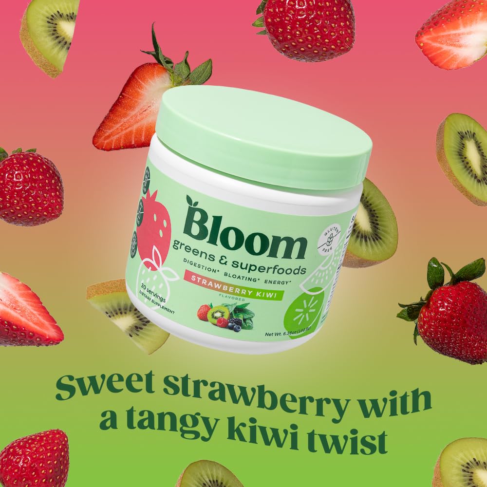 Bloom Nutrition Greens and Superfoods Powder for Digestive Health, Greens Powder Bloom Nutrition uk supplements