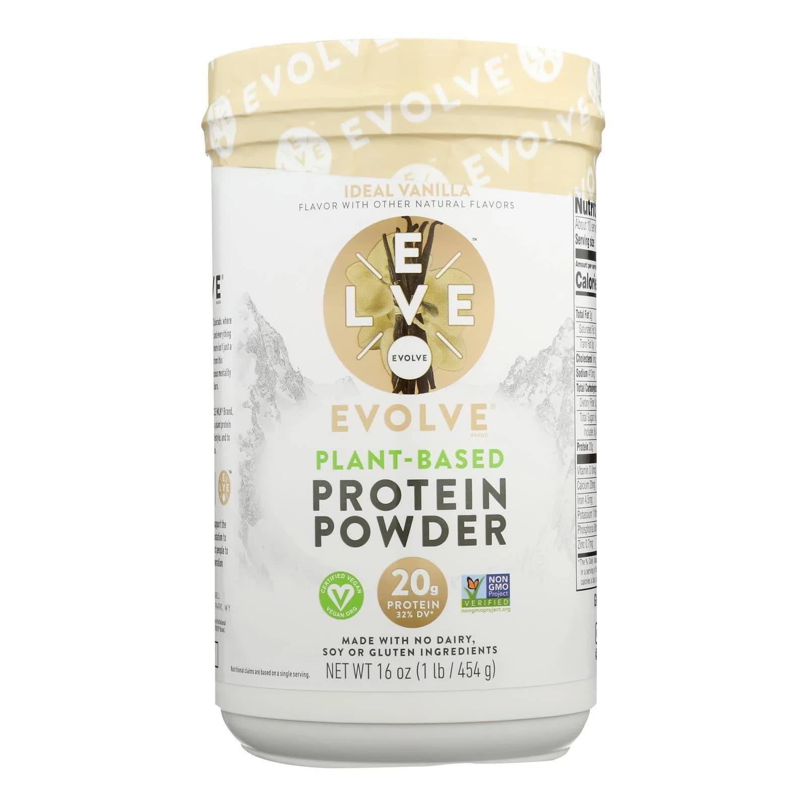 Evolve Protein Powder, Ideal Vanilla, 20g Protein, 1 Pound Evolve uk supplements