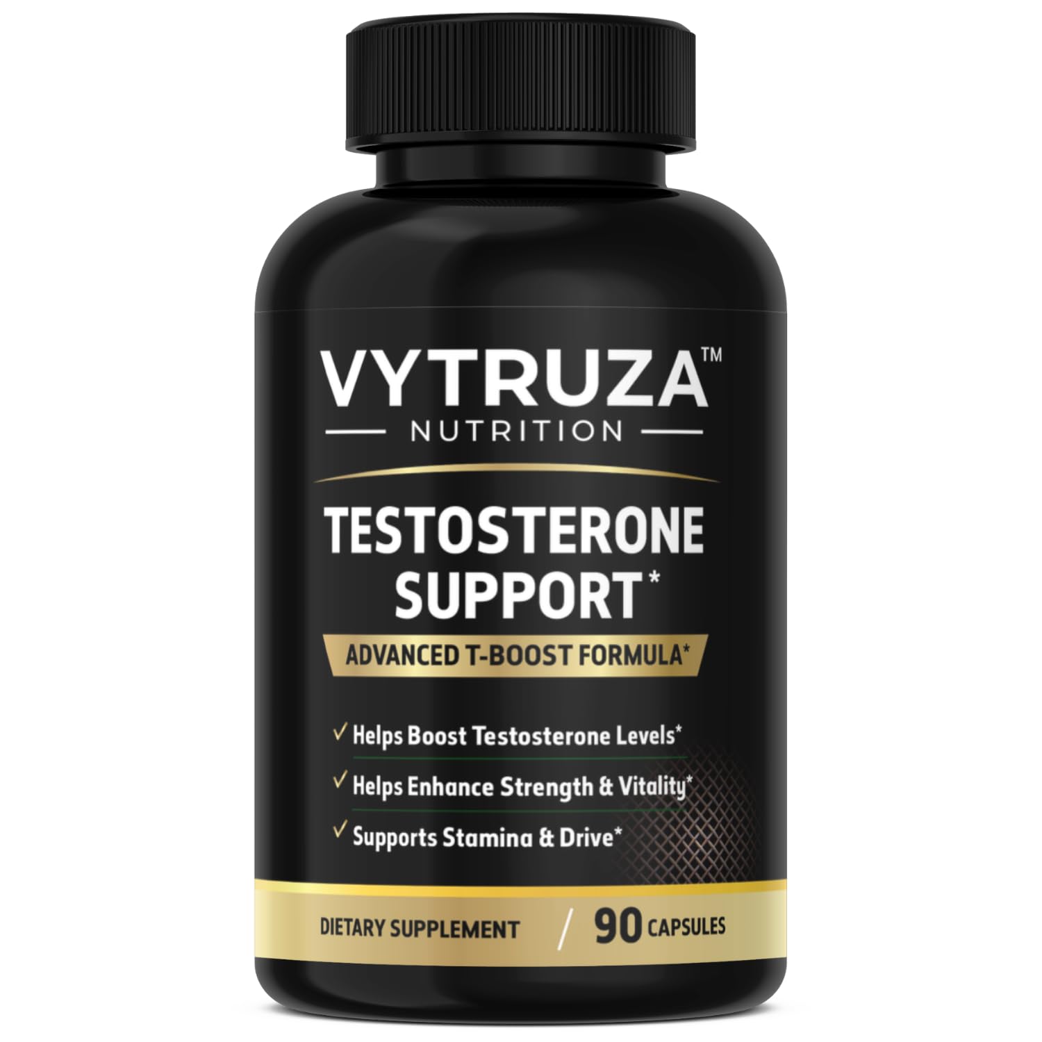 VYTRUZA Nutrition Advanced T-Boost Formula Test Support Capsules, Premium Ingredients, Energy, Strength Support Supplement for Men, 90 Capsules VYTRUZA uk supplements