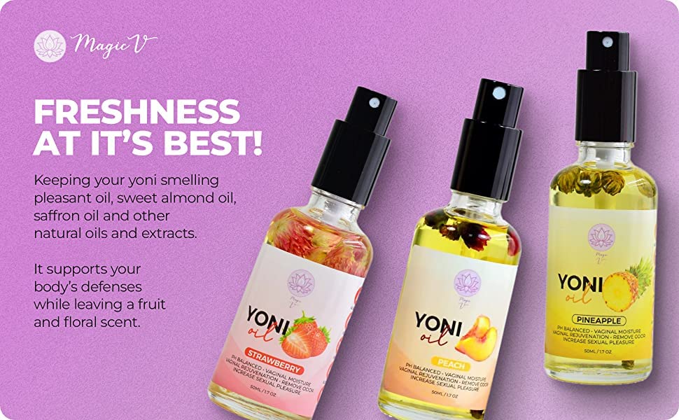 Magic V Steam V Yoni Oil Spray Organic Feminine Oil Vaginal Moisturizer For Wetness Magic V Steam uk supplements
