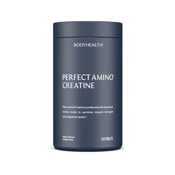 BodyHealth Creatine Monohydrate Tablets – Vegan Pre Workout Supplement with PerfectAmino, BCAAs & EAAs – Keto-Friendly, Muscle Recovery & Energy Support – 5g Creatine Equivalent per Serving BodyHealth uk supplements