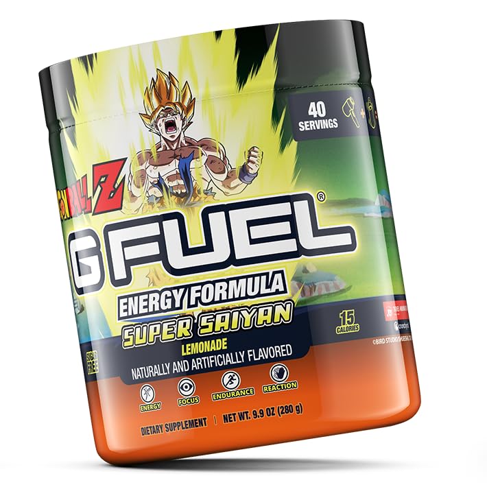 G fuel Dragon Ball Z Energy Powder, Sugar Free, Clean Caffeine Focus Supplement G fuel uk supplements