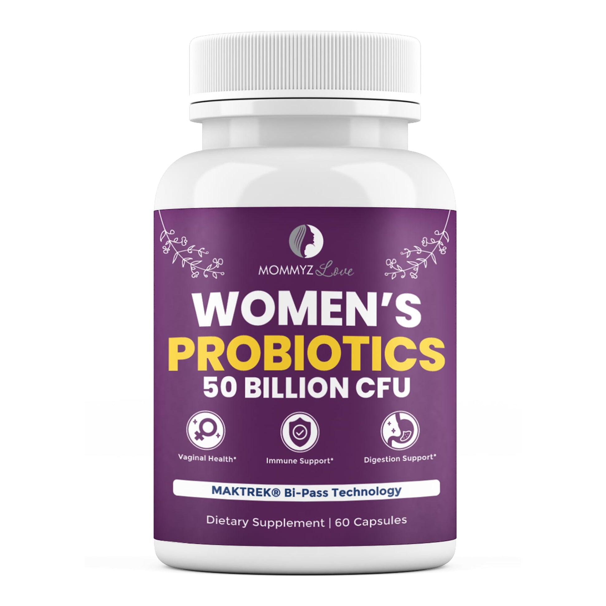 Probiotics for Women Digestive Health + Vaginal Probiotics for Vaginal Odor Control, Balanced PH Levels Mommyz Love uk supplements