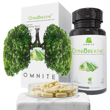 Omnite OMNIBREATHE Respiratory Health Supplement,Inhaler Mate,Support Quit Smoking Omnite uk supplements