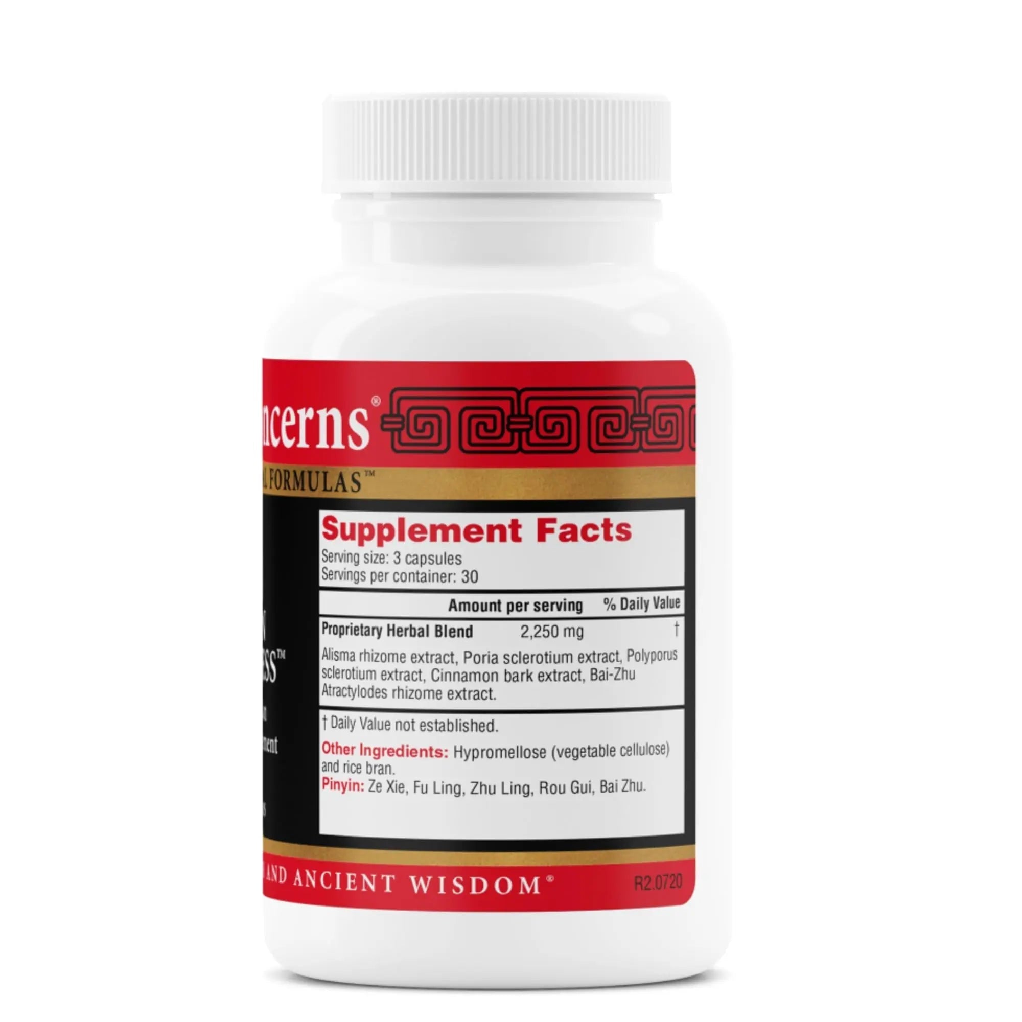 Health Concerns Drain Dampness – Kidney Support – Water Retention Relief – Chinese Herbal Formula with Alisma, Poria, Polyporus, Cinnamon – 2250 mg of a Proprietary Herbal Blend – 90 Capsules Health Concerns uk supplements