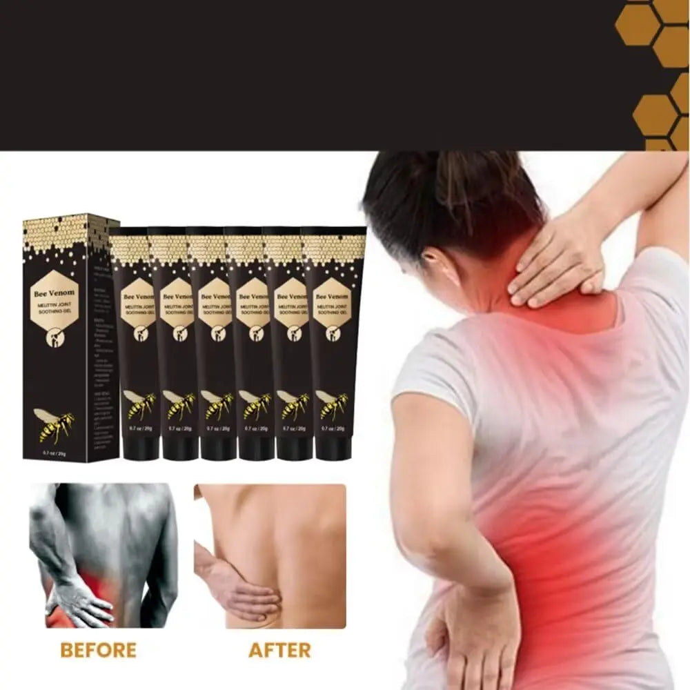 ETKOVNJ 6 Packs Bee Venom Cream, Bee Venom Bone Gel Joint Gel for Neck, Waist, Back of Hands, Feet and Legs ETKOVNJ uk supplements