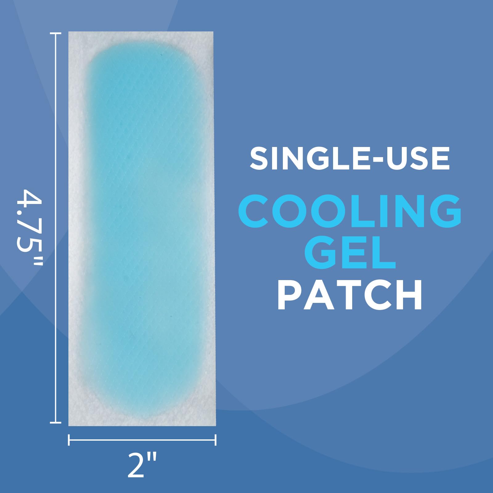 HealthWise Instant Cool Gel Patches | Migraine & Fever Relief | 12-Count | 4.75” x 2” | Soothing Menthol Vapors | Non-Medicated Formula HealthWise uk supplements