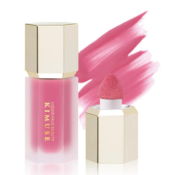 KIMUSE Liquid Blush, Long-Wearing Pigmented Soft Cream Face Blush, Waterproof, Smudge Proof, Dewy Finish KIMUSE uk supplements