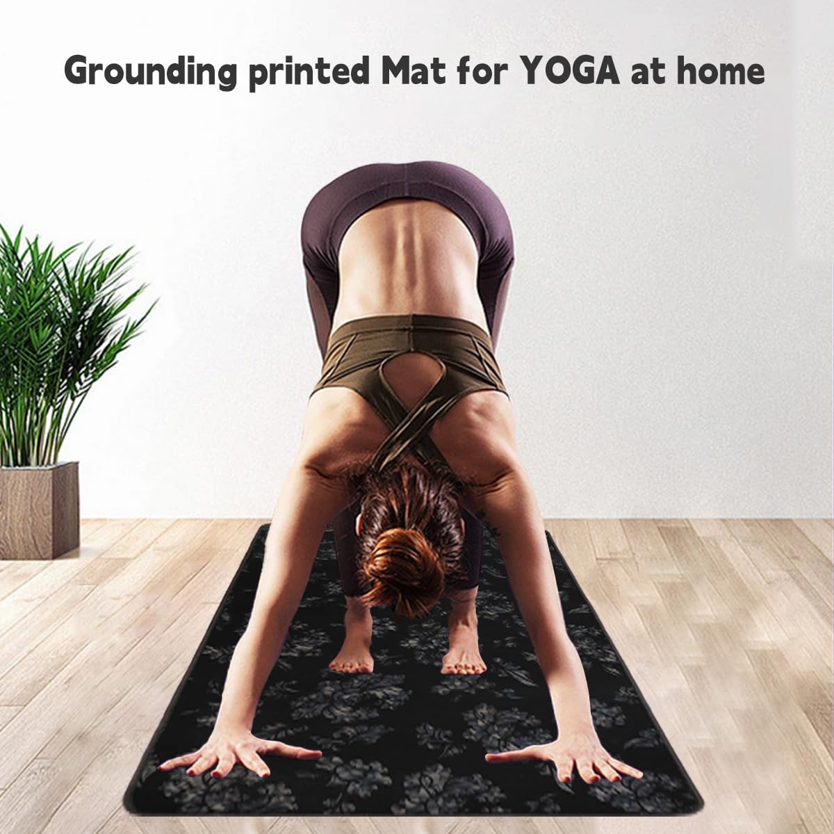 LOSUVERO Grounding Mat for Bed, 33.5x23.5Floral Printed Grounding Pad for Health Therapy, Efficient Sleep LOSUVERO uk supplements