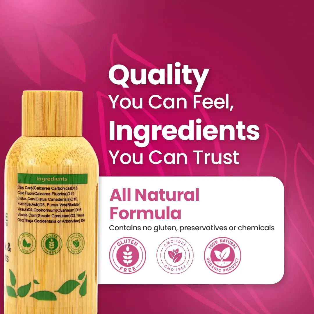 Fibroid Shrink & Ovarian Cysts BM36 - Helps Shrink Fibroids and Ovarian Cysts, Balance Estrogen Levels and Prevent Regrowth, Support for Menstrual Pain and Painful Intercourse, 30 mL Drops | Bestmade Bestmade Naturalproducts.com uk supplements