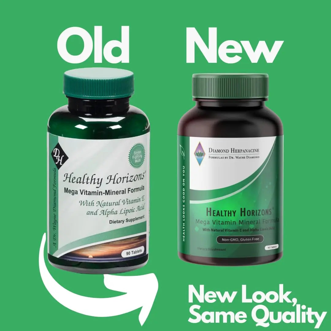 Herpanacine Diamond Healthy Horizons Multivitamin - Natural Multivitamin to Support Stress Relief and Provide Essential Nutrients Herpanacine uk supplements