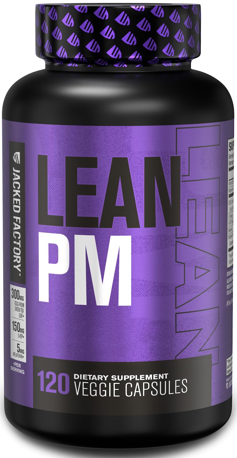 Jacked Factory Lean PM Night Time Body Support and Sleep Aid Supplement - Sleep Sup Jacked Factory uk supplements