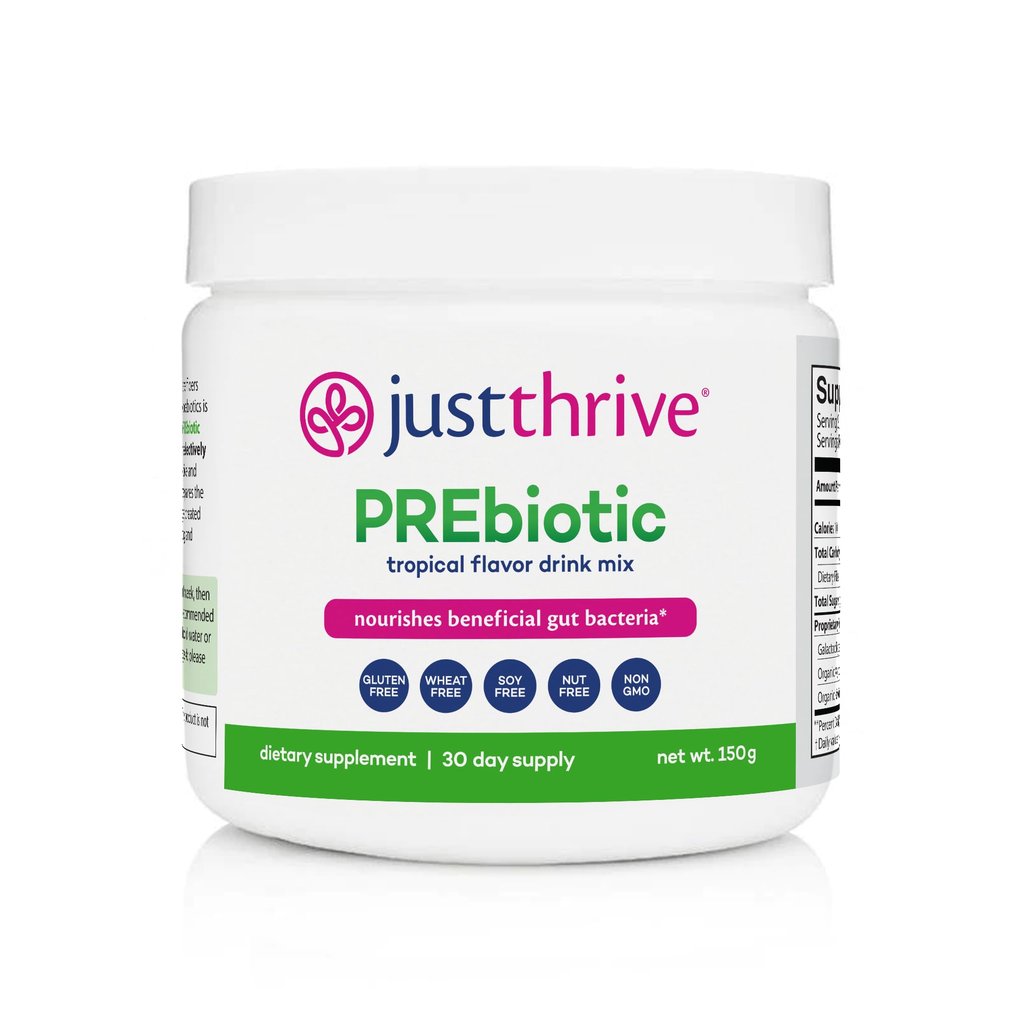 Just Thrive PREbiotic Powder - Digestive and Immune Support Supplement, 150 g Just Thrive uk supplements