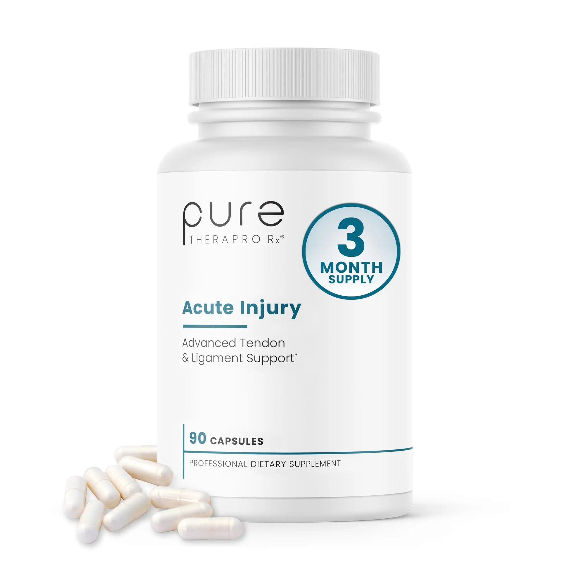 Pure Therapro Rx Acute Injury | Tendon & Ligament Support | Convenient Once a Day Clinical Dose | Supports Tendon Health, Movement & Physical Function | Pharm-Grade (90 Capsules) Pure Therapro Rx uk supplements