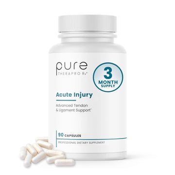 Pure Therapro Rx Acute Injury | Tendon & Ligament Support | Convenient Once a Day Clinical Dose | Supports Tendon Health, Movement & Physical Function | Pharm-Grade (90 Capsules) Pure Therapro Rx uk supplements