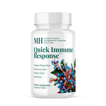 Michael's Health Naturopathic Programs Quick Immune Response - 60 Vegetarian Tablets - Immune System Support - With Vitamin A, Vitamin C & Zinc - 20 Servings MICHAEL'S uk supplements