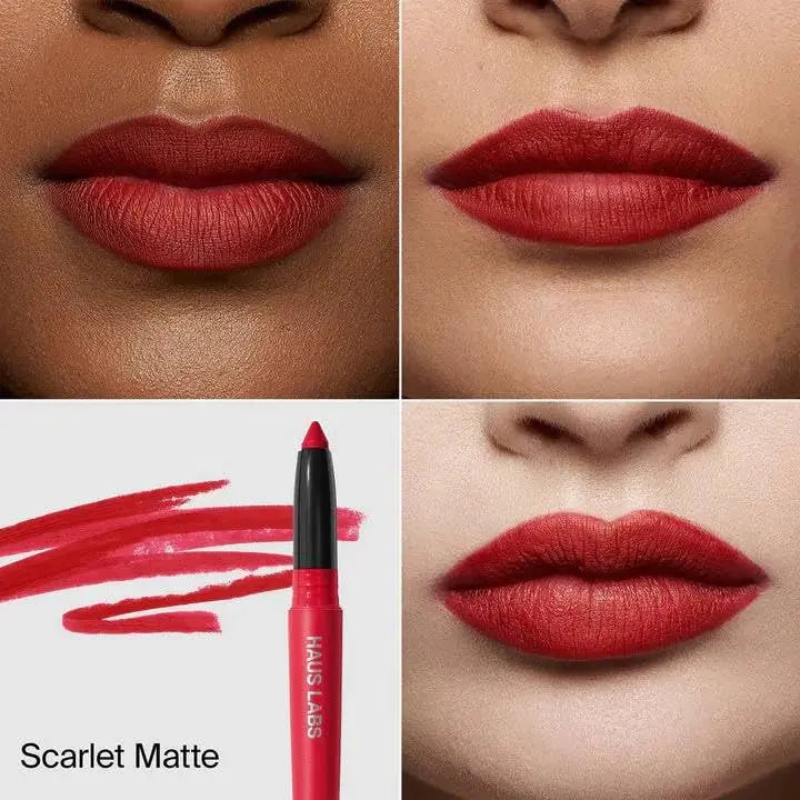 HAUS LABS BY LADY GAGA Le Monster Lip Crayon Scarlet Matte & ENTEL Aloe vera Sheet Masque (BONUS) HAUS LABS BY LADY GAGA uk supplements