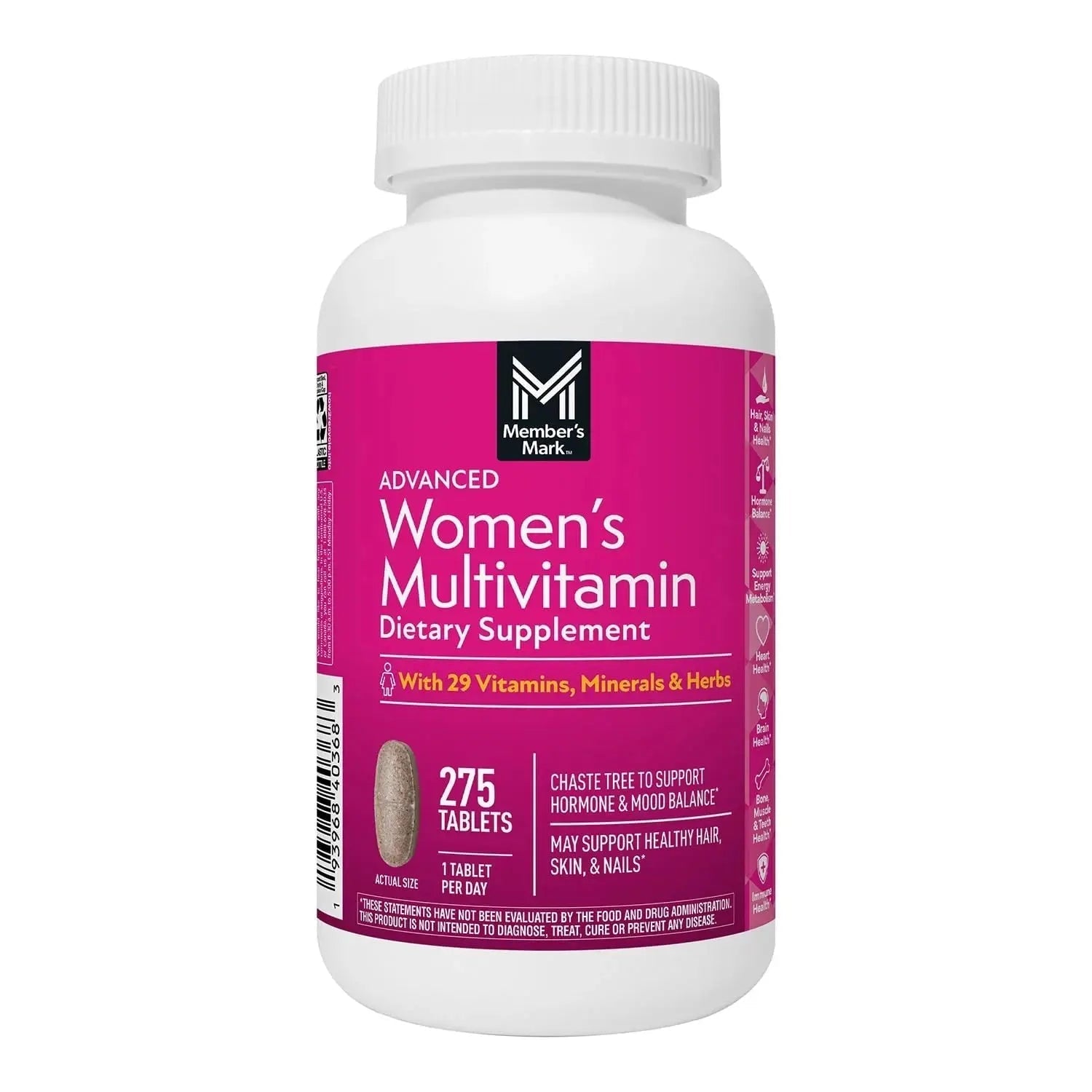 Members Mark Women's Daily Multivitamin (275 Count) MEMBER´S MARK uk supplements