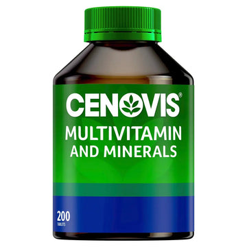 Cenovis Multivitamin and Minerals 200 Tablets Cenovis uk supplements