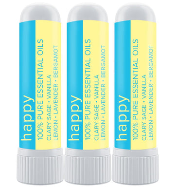 MOXE Happy Nasal Stick | Stress-Free + Calming Relief | Uplift Aromatherapy Essential Oil MOXE uk supplements