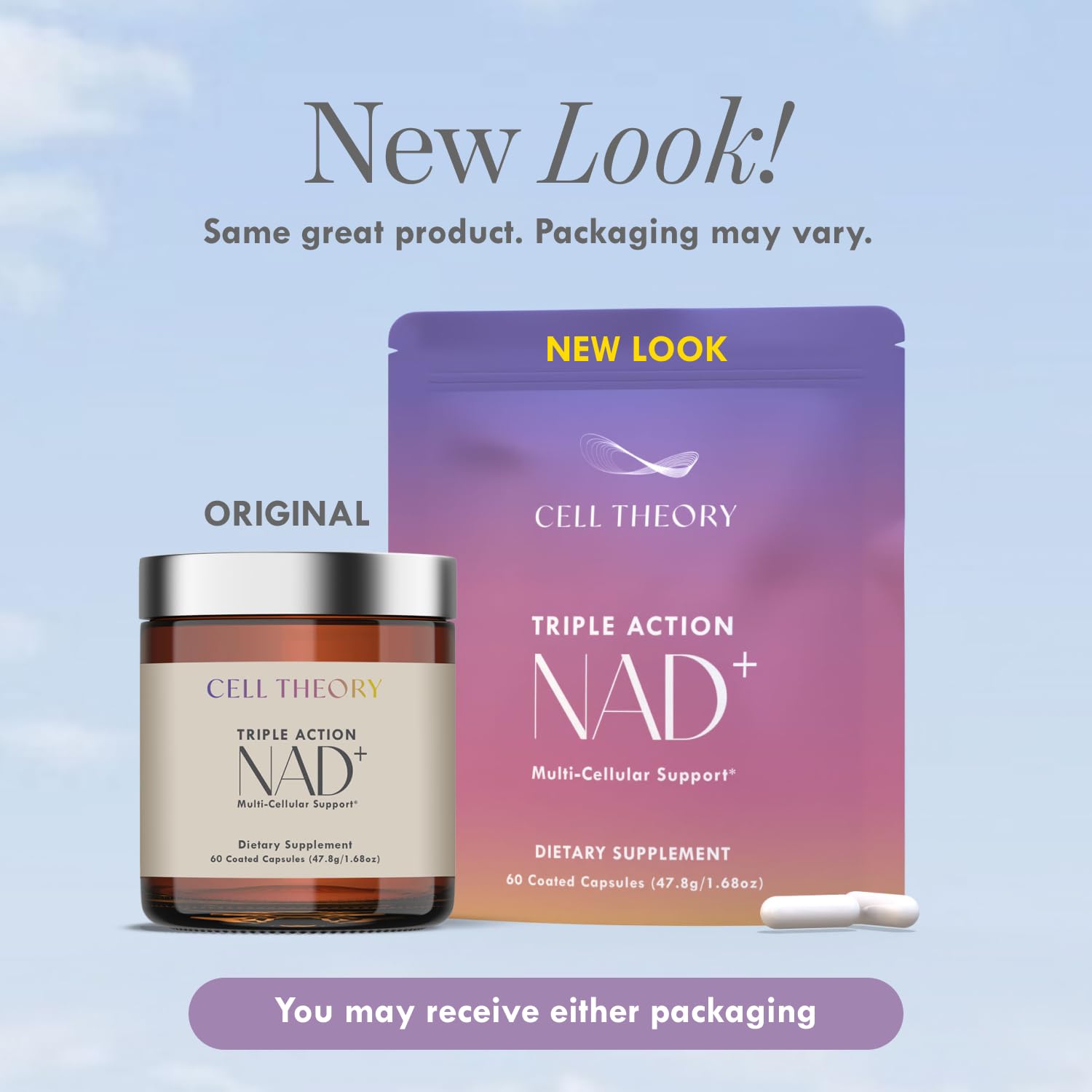 Cell Theory NAD+ Supplement – Triple Action Liposomal NAD+ & NADH Formula for Cellular Energy, Mitochondrial Support, and Longevity, Developed by Dr. Halland, 60 Capsules (30-Day Supply) Cell Theory uk supplements