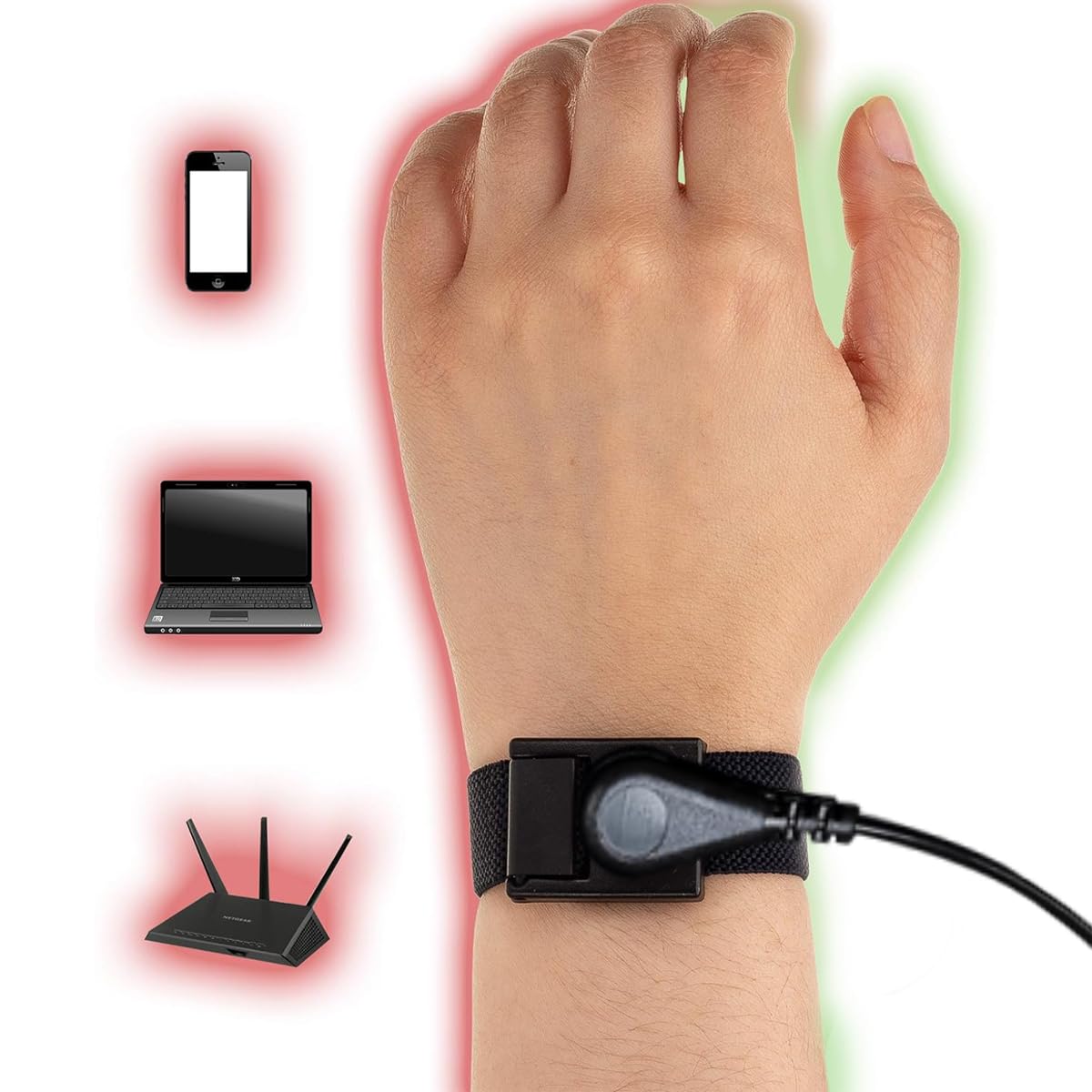 Jffszsd Grounding Wrist Strap,Grounding Cables(15ft),Anti Static Wrist Strap with 15 Feet Grounding Jffszsd uk supplements