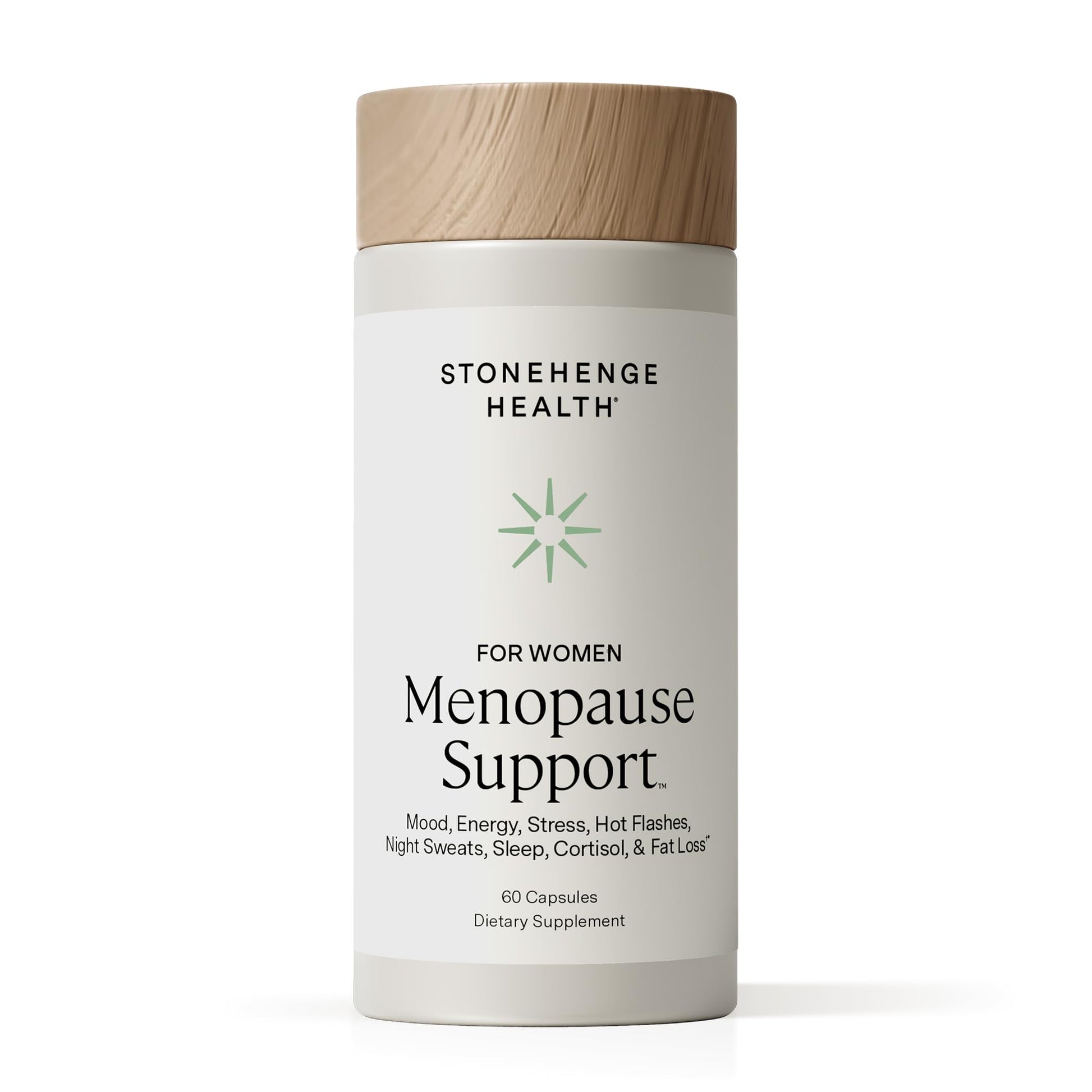 Stonehenge Health for Women Menopause Support for Peri + Menopause + Post - Mood, Energy, Stress, Hot Flashes, Night Sweats, Sleep & Cortisol, Chromax Chromium, Vitamin D3, KSM-66 Ashwagandha Extract Stonehenge Health uk supplements