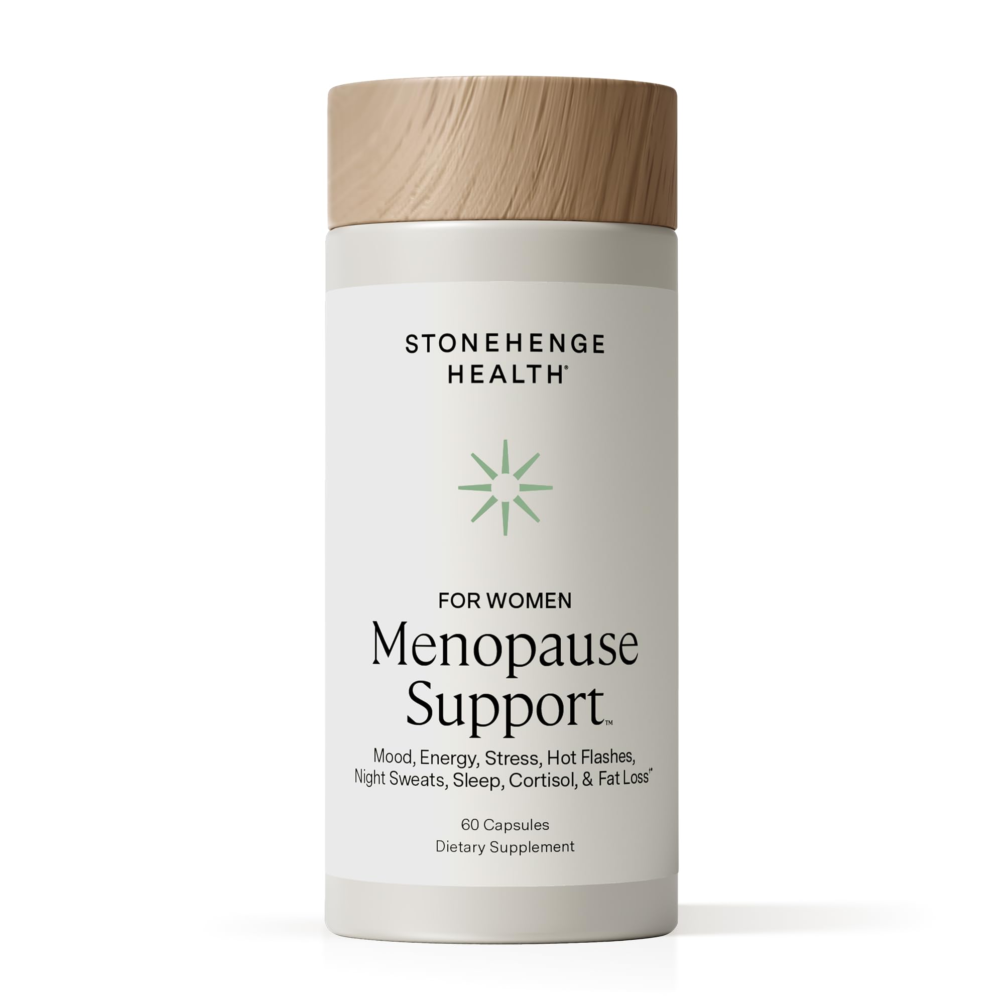 Stonehenge Health for Women Menopause Support for Peri + Menopause + Post - Mood, Energy, Stress, Hot Flashes, Night Sweats, Sleep & Cortisol, Chromax Chromium, Vitamin D3, KSM-66 Ashwagandha Extract Stonehenge Health uk supplements