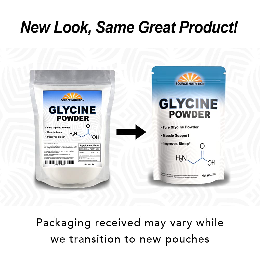 Glycine Powder (2 lbs) - Promotes Restful Sleep, Muscle Energy and Strength, Memory and Cognition Support (Resealable Bag) TradeKing uk supplements