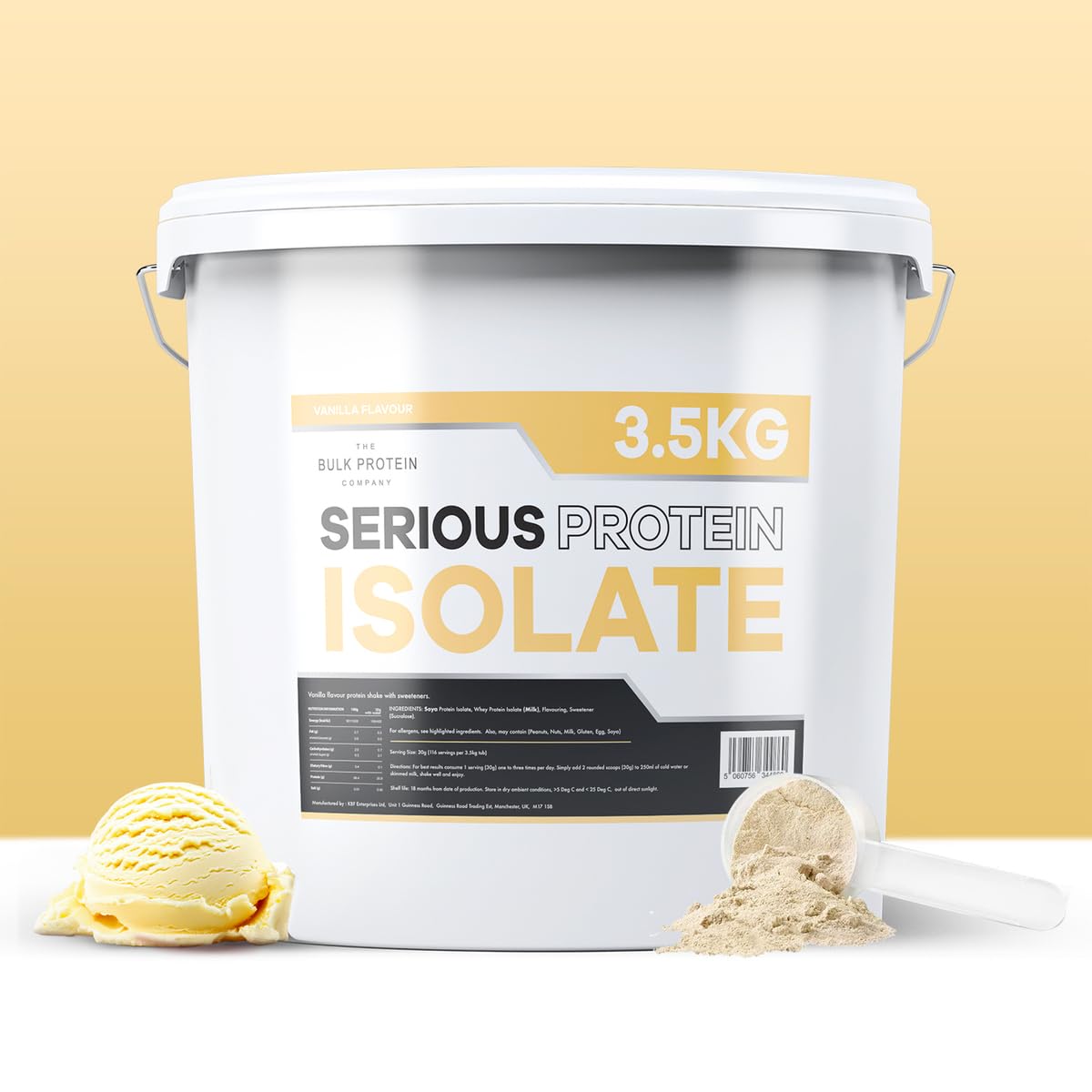 The Bulk Protein Company, Serious Protein Isolate – 3.5kg – Whey Protein Iso The Bulk Protein Company uk supplements