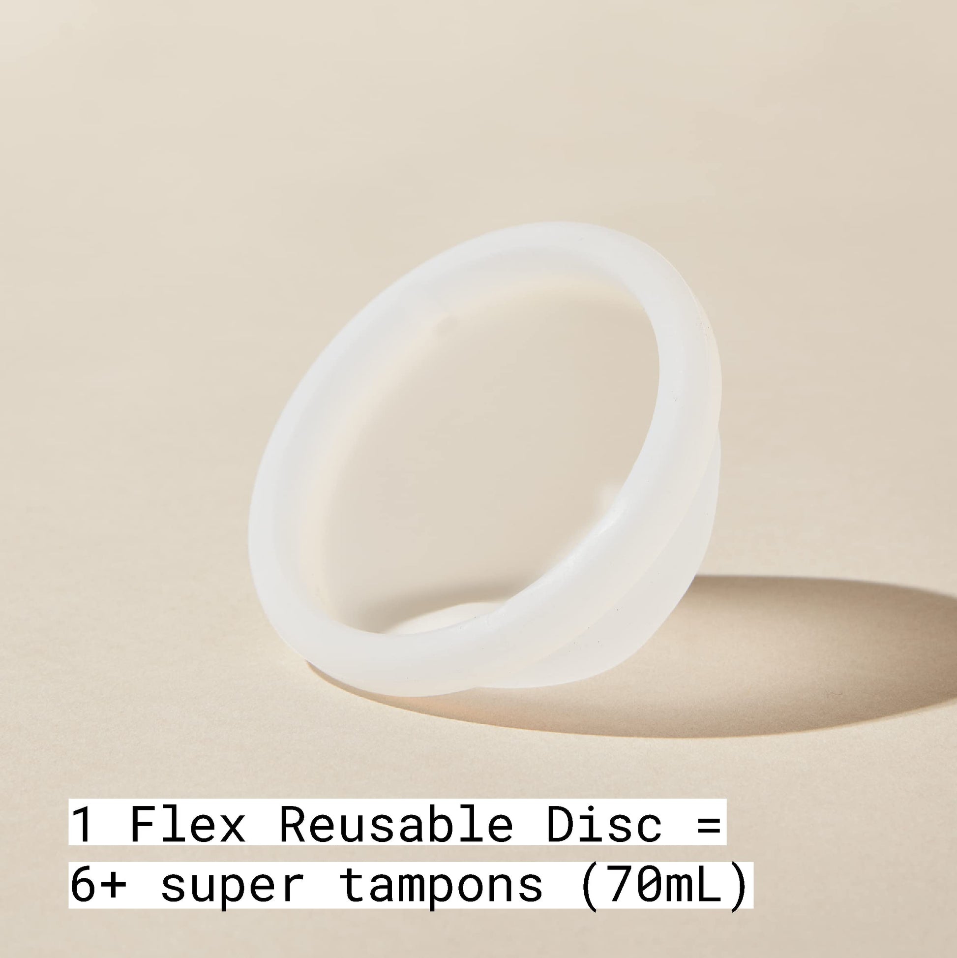 Flex Reusable Disc | Reusable Menstrual Disc | Tampon, Pad, and Cup Alternative | Capacity of 6 Super FLEX uk supplements