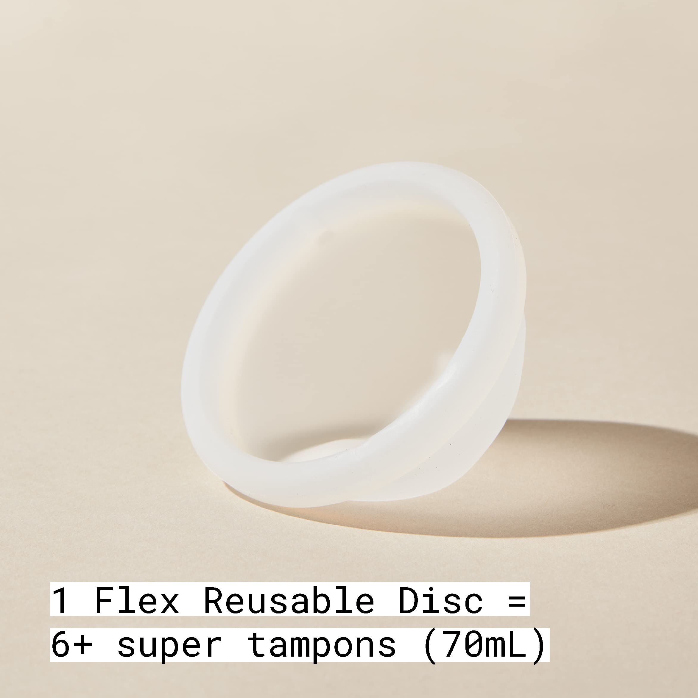 Flex Reusable Disc | Reusable Menstrual Disc | Tampon, Pad, and Cup Alternative | Capacity of 6 Super FLEX uk supplements
