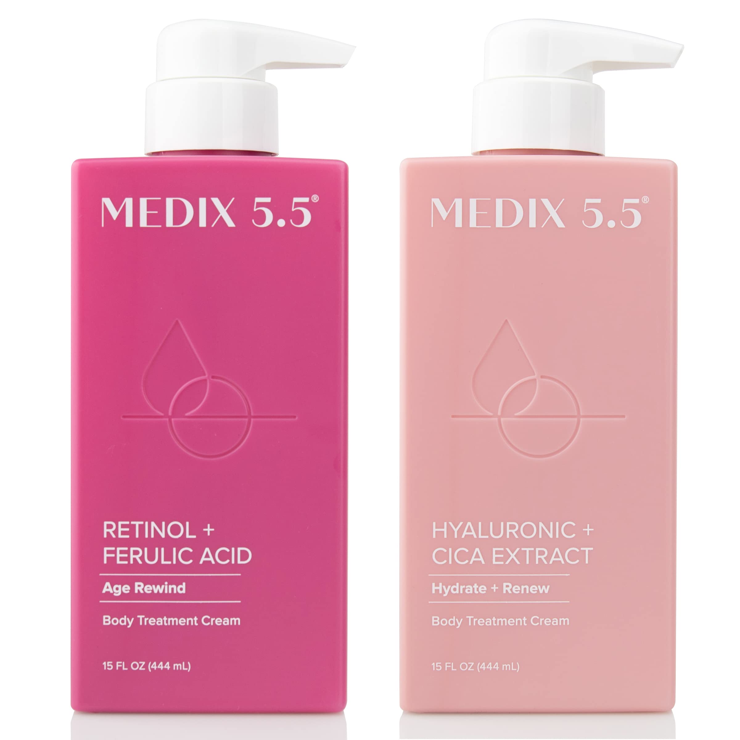 Medix 5.5 Retinol Body Lotion + Hyaluronic Acid Cream, Moisturizer Body & Face Lotion Medix 5.5 uk supplements