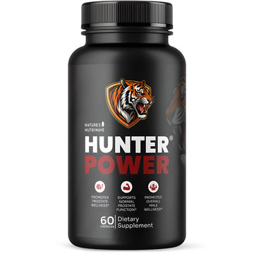 HunterPower – Hunter Power Daily Botanical Supplement with Saw Palmetto, Tongkat Ali, Nettle, Wild Yam & Horny Goat Weed – Non-GMO, Stimulant-Free Formula, Made in USA – 60 Capsules, 1 Month Supply Nature’s NutriWave uk supplements