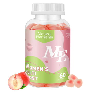 Methylated Multivitamin for Women Gummies，Inositol, Folate, Vitamins A C D3 E B12 K2, Herbal & Mineral Blend, Daily Vegan Gummy MOSEA ELEMENTS uk supplements