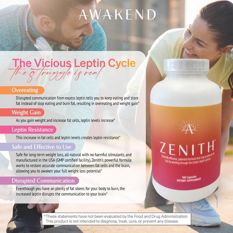 Awakend Leptin Supplement - Start Taking No Stimullants, All Natural Polysaccharides AWAKEND NATION uk supplements