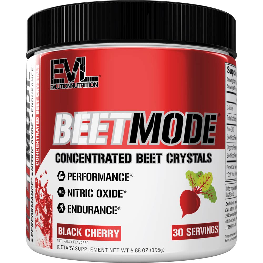 Evlution Nutrition Beet Root Powder Nitric Oxide Booster for Enhanced Energy and Pumps Evlution uk supplements
