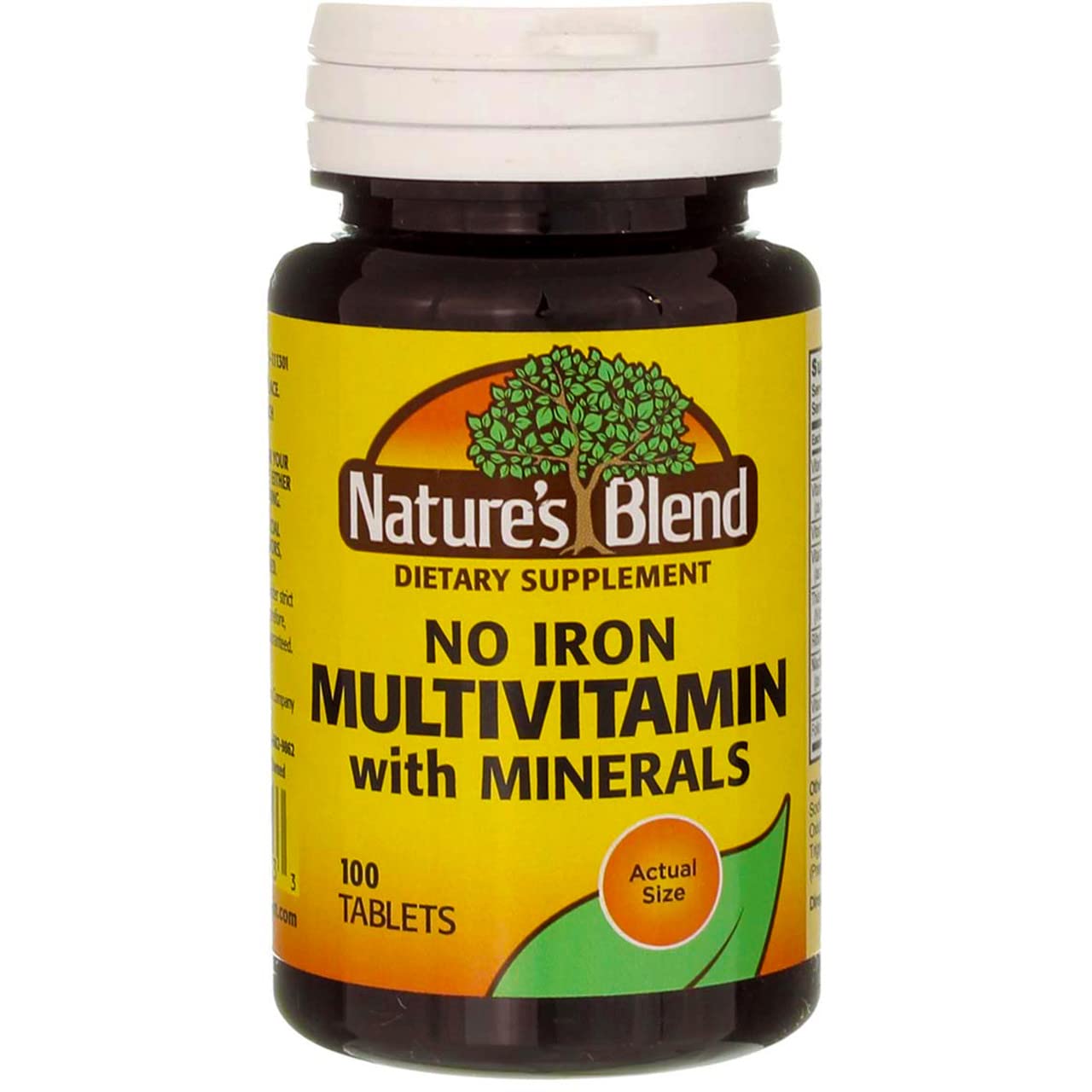 Nature's Blend Multiple Vitamin with Minerals No Iron 100 Tabs Nature's Blend uk supplements