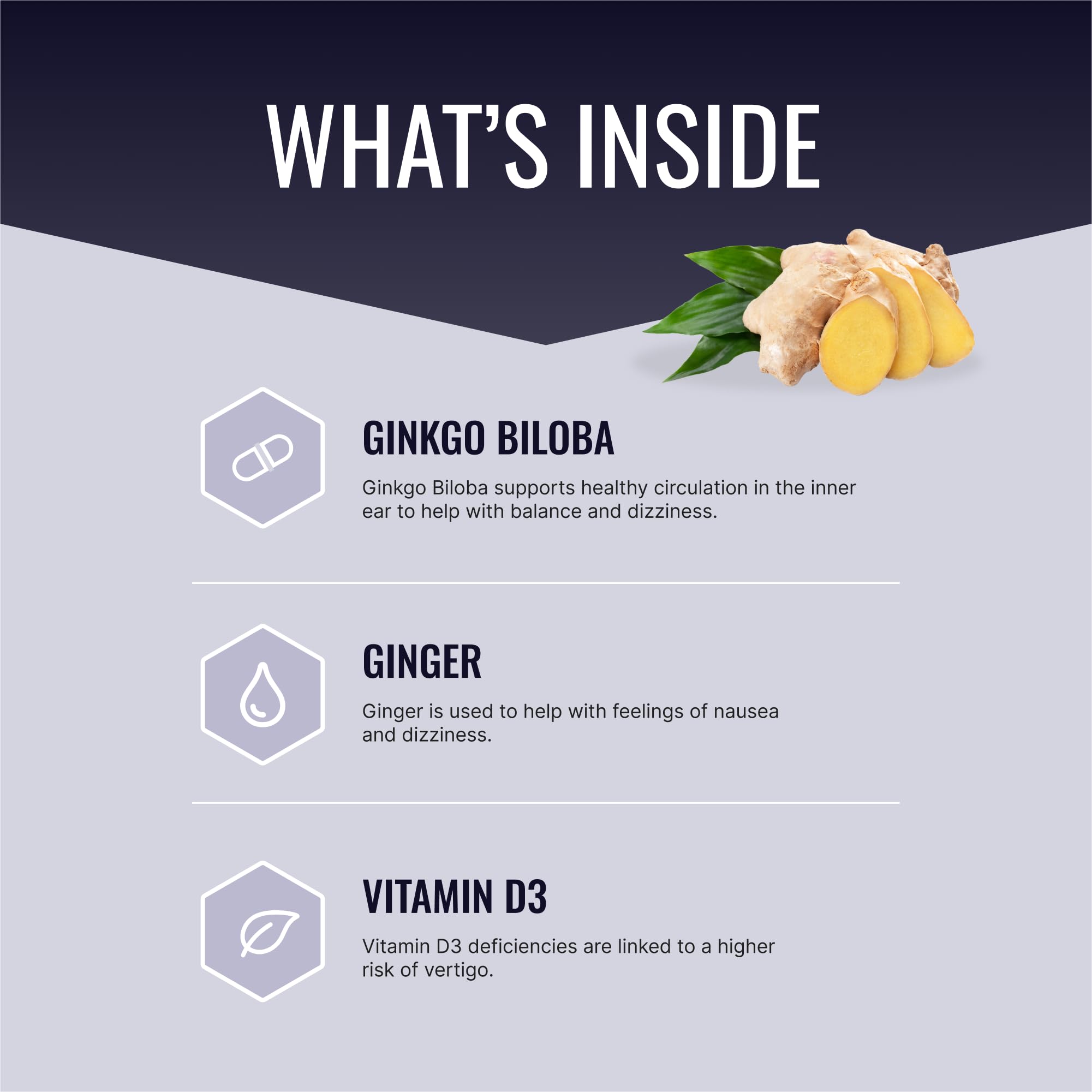 Approved Science VertiSyl - Ginkgo Biloba, Ginger, Vitamin D3, BioPerine - 60 Capsules - 1 Month Supply Approved Science uk supplements