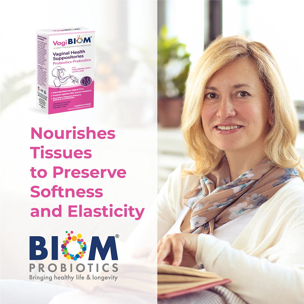 VagiBiom Lactobacillus Suppository: Microbiome Flora balance and Odor Control Regimen VagiBiom uk supplements