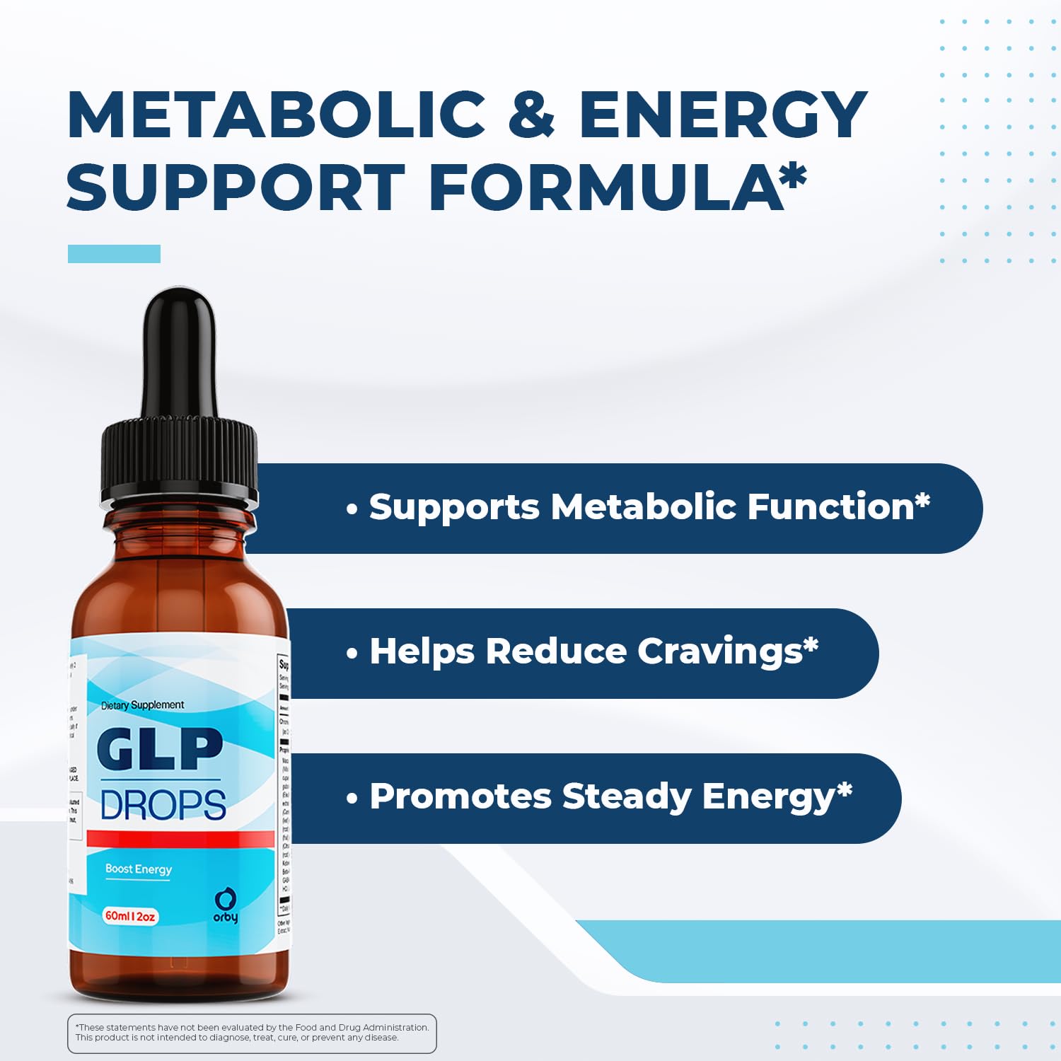 GLP Drops – 100% Natural Herbal Supplement with Maca, Grape Seed, Green Tea & More – Made in USA, Non-GMO, Easy-to-Take Liquid Formula – 60mL (2oz), 30 Servings, 1 Month Supply Orby uk supplements
