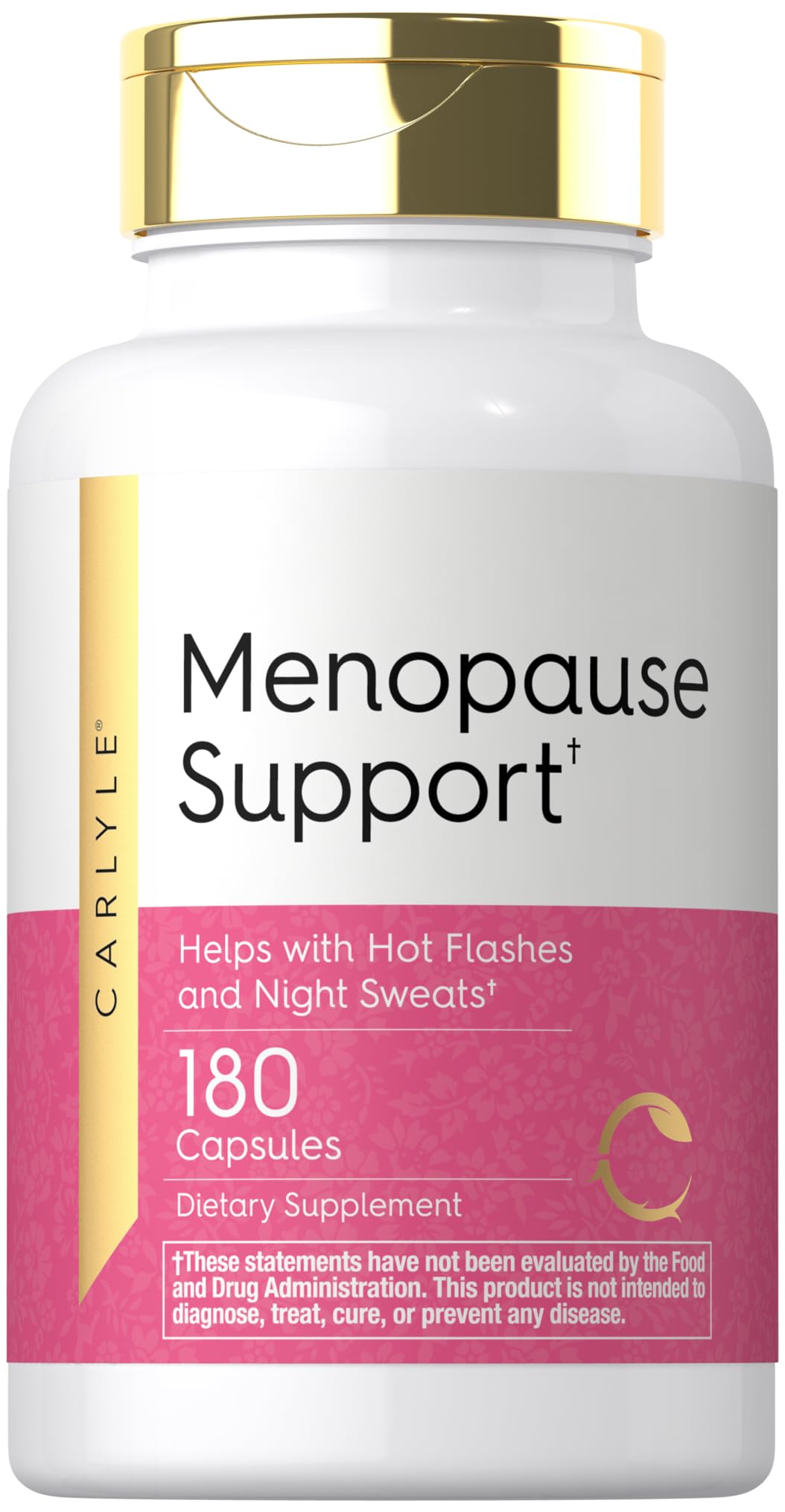 Carlyle Menopause Supplement for Women | 180 Capsules | Helps with Hot Flashes and Night Sweats | Non-GMO, Gluten Free Menopause Support Carlyle uk supplements