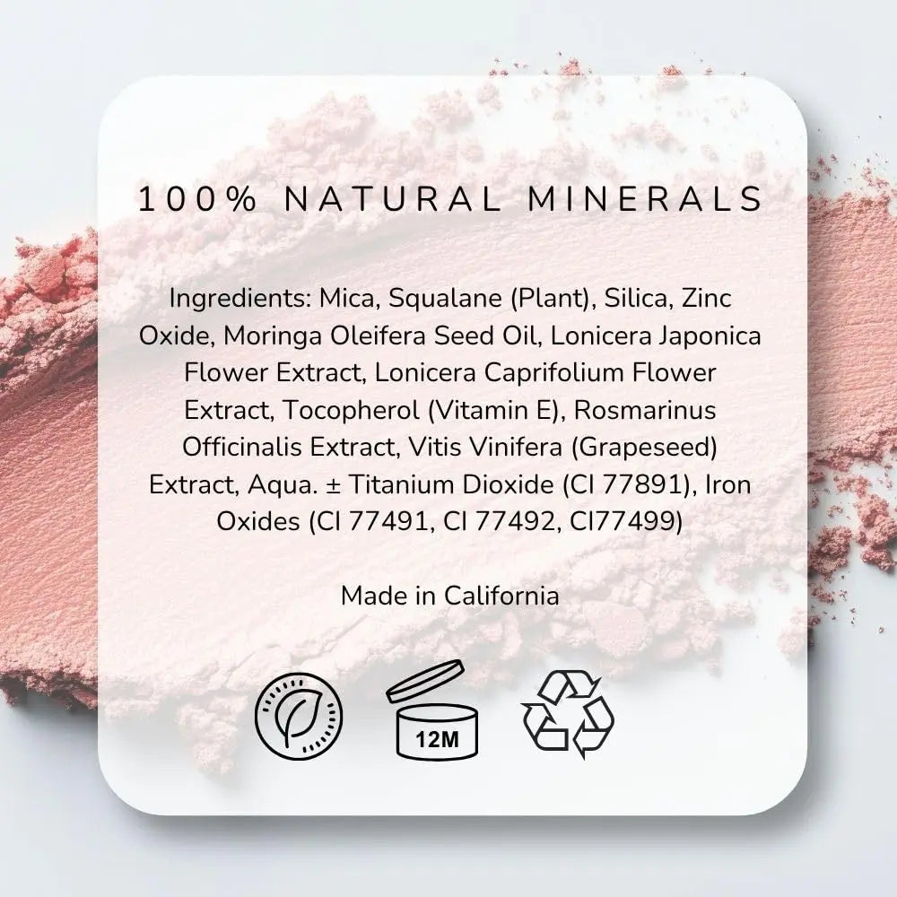 Emani Blush & Bronzer - Natural Mineral Pressed Bronzer for Face - Radiant Skin Blush for Sun Kissed Glow, All Skin Types including Sensitive Skin, Copacabana Emani uk supplements