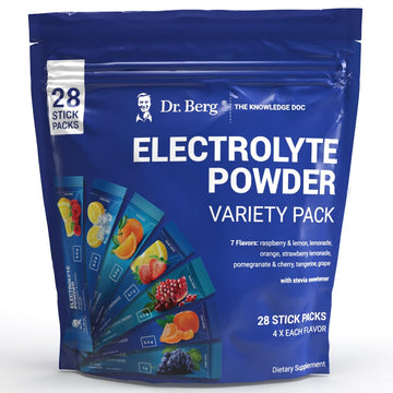 Dr. Berg's Electrolytes Powder Packets - Travel Size Hydration Electrolyte Drink Mix Dr. Berg Nutritionals uk supplements