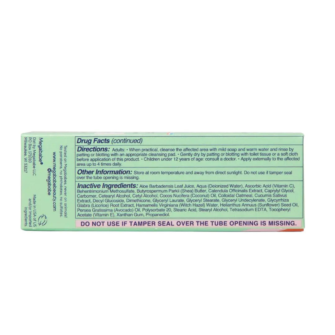Megababe Hemorrhoidal Ointment | with 5% Lidocaine | Rapid Pain & Itch Relief | Shrinks Swollen Hemorrhoidal Tissue | 1.25 oz Megababe uk supplements