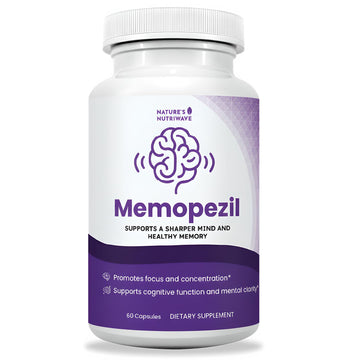 Memopezil – Daily Supplement with Vitamins A,B, C,D,E, Minerals & Botanical Extracts – Clean, Stimulant-Free Formula – GMP-Certified, Non-GMO, Made in USA - 60 Capsules, 30 Servings, 1 Month Supply Nature’s NutriWave uk supplements