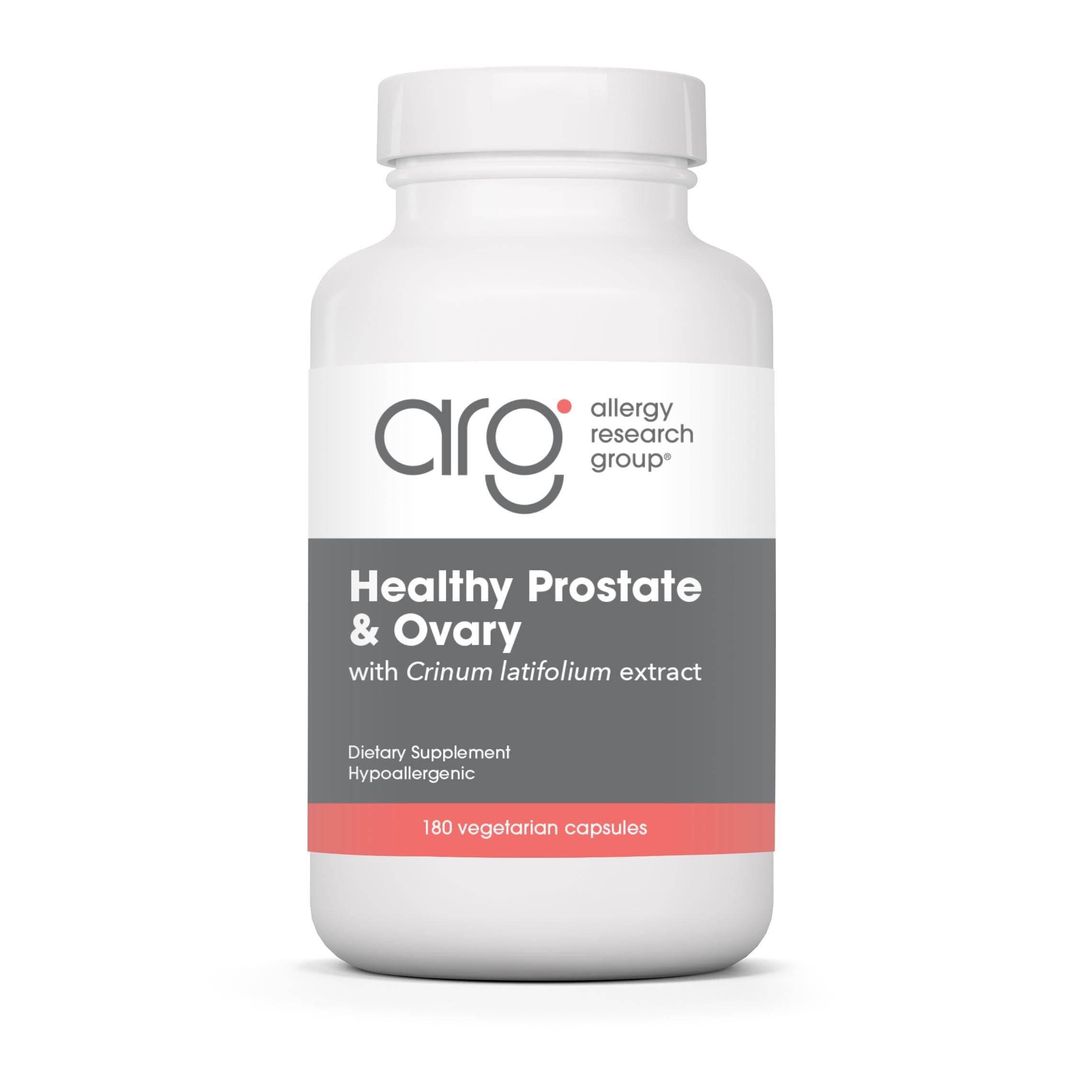 Allergy Research Group Healthy Prostate & Ovary - Traditional Chinese & Vietnamese Herbal Blend with Crinum Latifolium - Supports Reproductive Tissue & Immune Balance - 60 Servings - 180 Capsules Allergy Research Group uk supplements