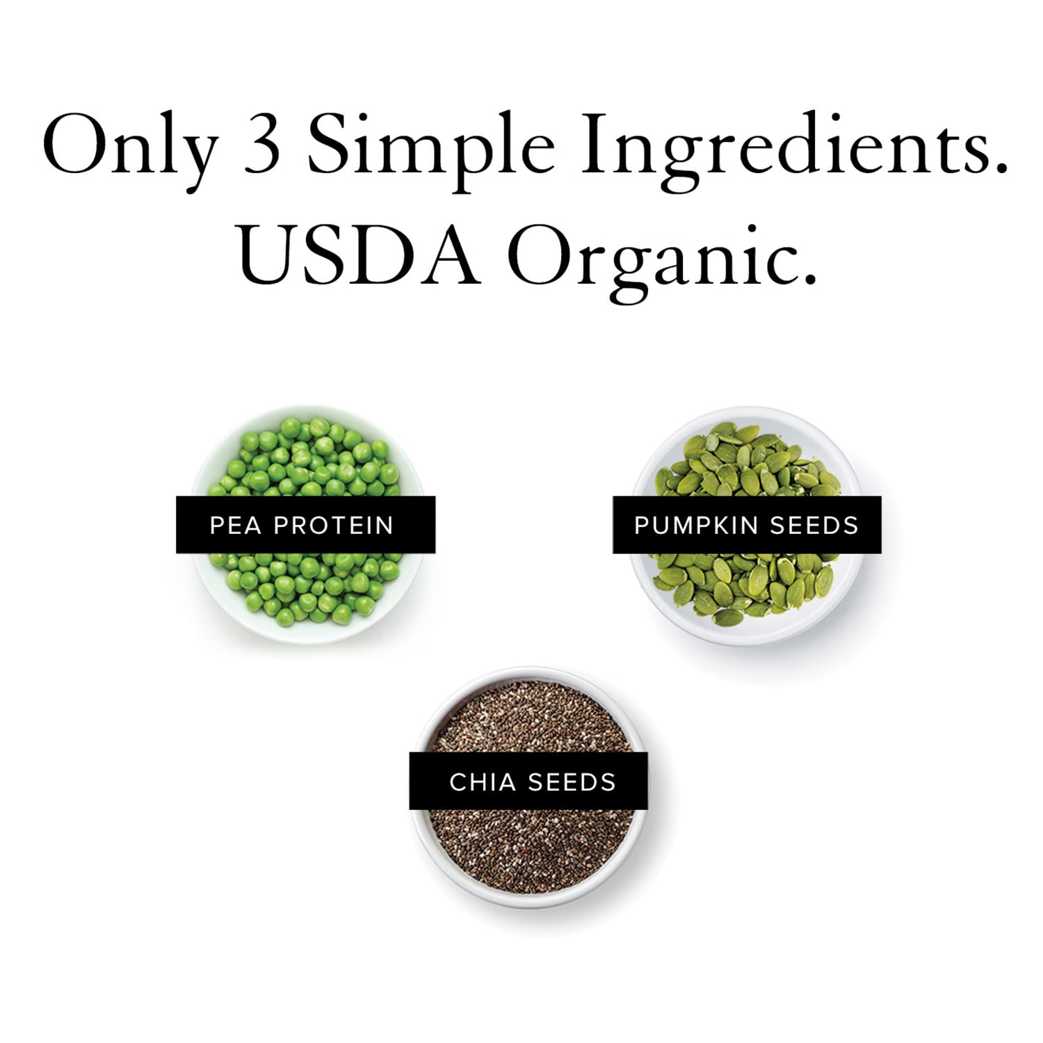 Truvani Organic Vegan Protein Powder Unflavored - 20g of Plant Based Protein, Organic Truvani uk supplements