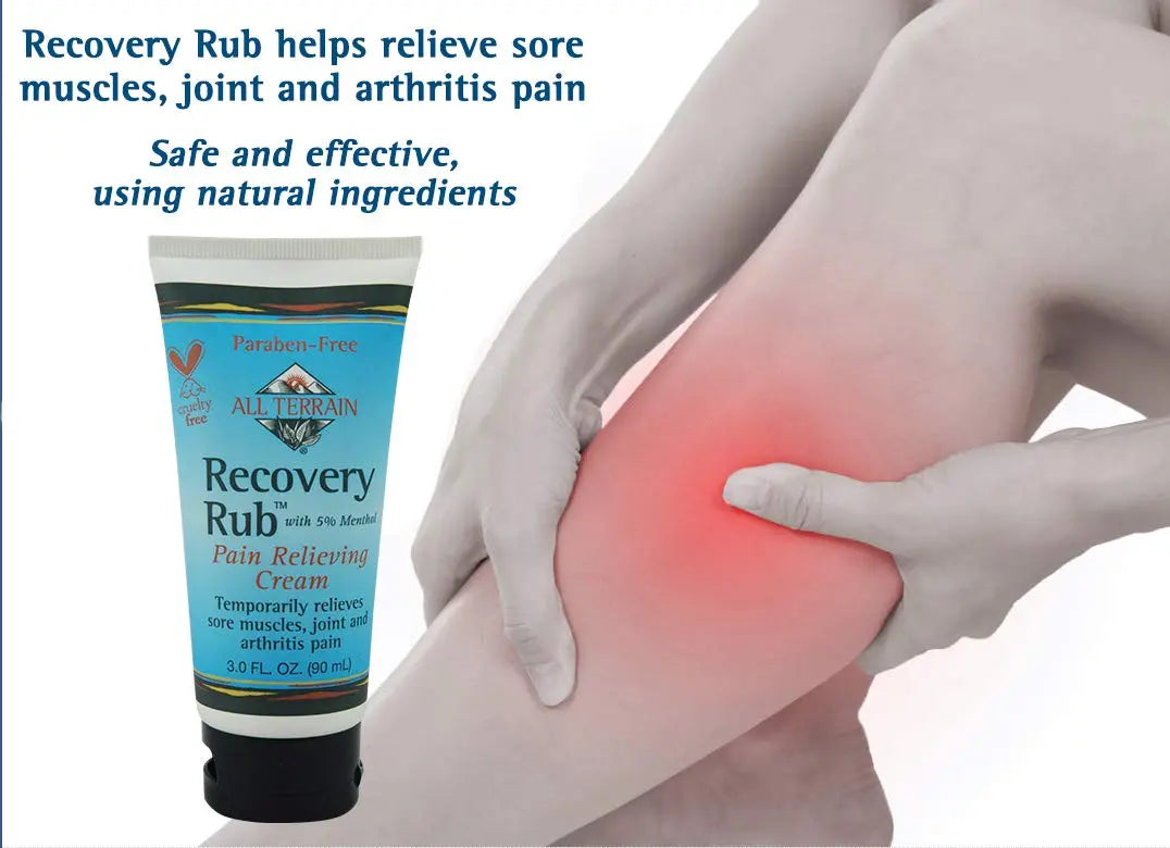 All Terrain Recovery Rub Soothing Massage Cream 3oz, Natural Relief for Muscle Aches and Pains All Terrain uk supplements