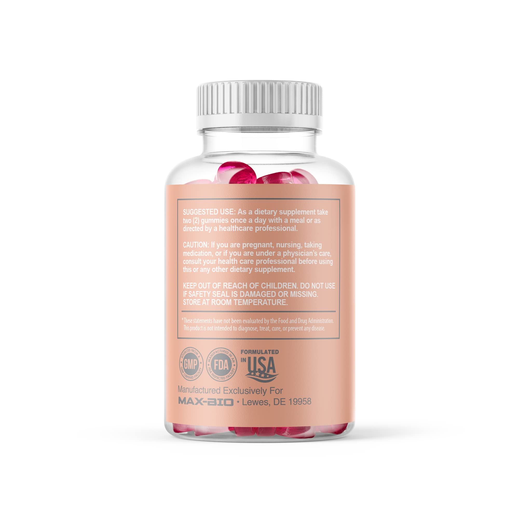 Max-Bio Slimming Gummies It Works with Apple Cider Vinegar and Sicilian Blood Orange Extract Max-Bio uk supplements
